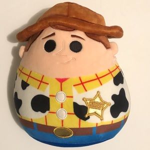 Squishmallows Small Disney/Pixar Toy Story Woody Stuffed Animal, 8"
